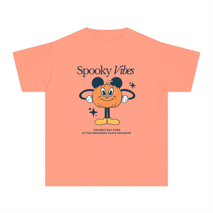 Spooky Vibes Comfort Colors Youth Midweight Tee