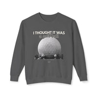 I Thought it was a Golf Ball Unisex Lightweight Comfort Colors Crewneck Sweatshirt