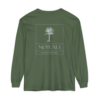 Motunui Coconut Bar and Grill Comfort Colors Unisex Garment-dyed Long Sleeve T-Shirt