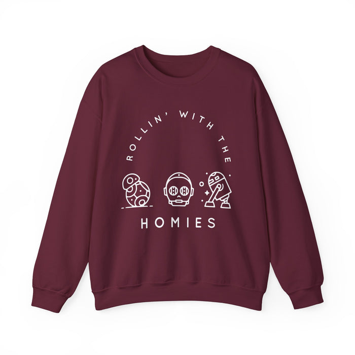 Rollin’ With The Homies Gildan Unisex Heavy Blend™ Crewneck Sweatshirt