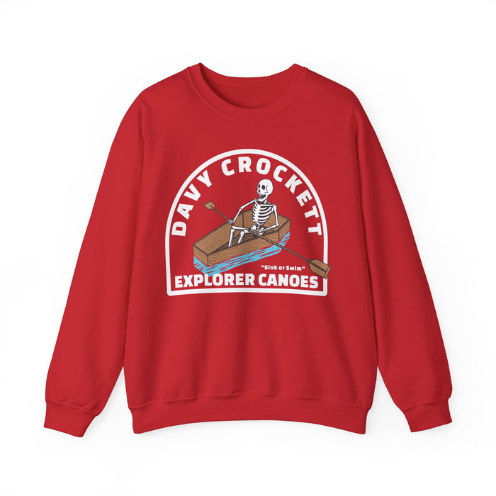 Davy Crockett Explorer Canoes Gildan Unisex Heavy Blend™ Crewneck Sweatshirt