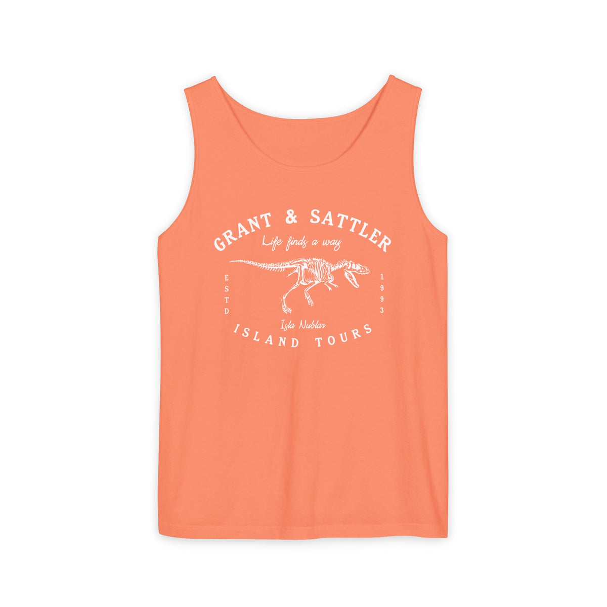 Grant & Sattler Island Tours Unisex Comfort Colors Garment-Dyed Tank Top