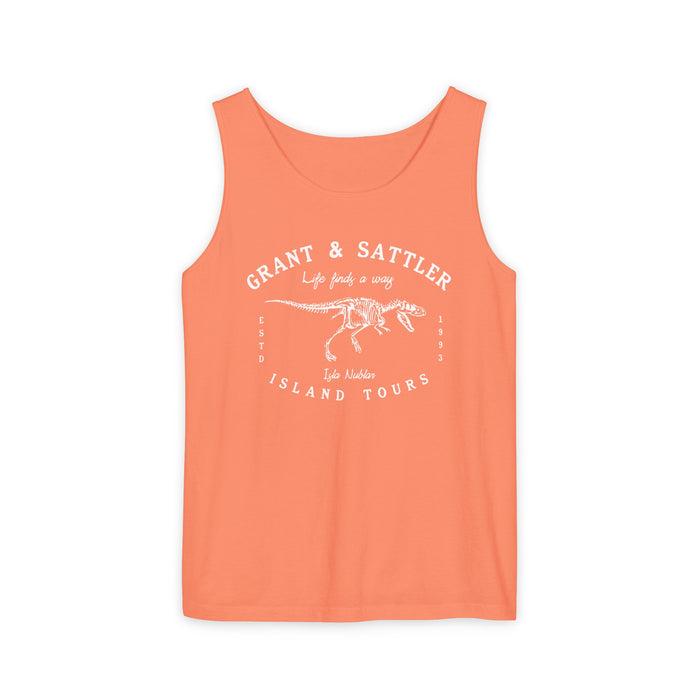 Grant & Sattler Island Tours Unisex Comfort Colors Garment-Dyed Tank Top