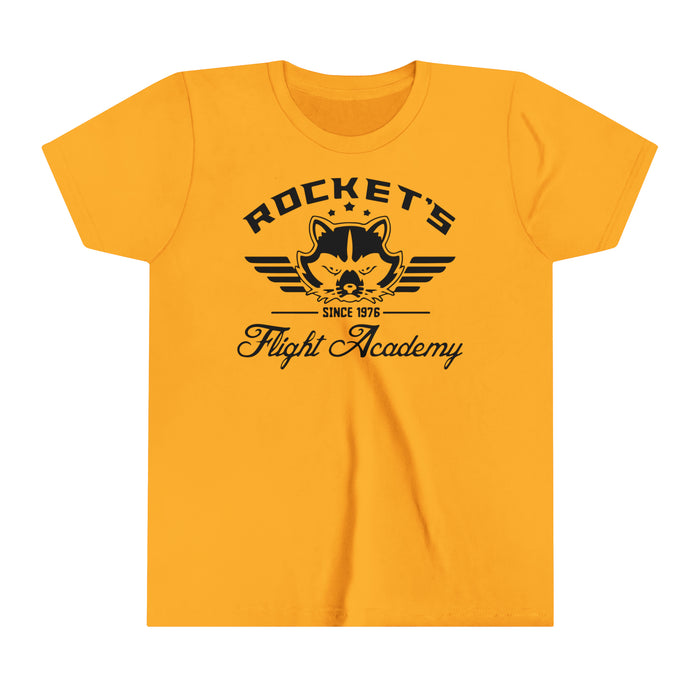 Rocket's Flight Academy Post Bella Canvas Youth Short Sleeve Tee