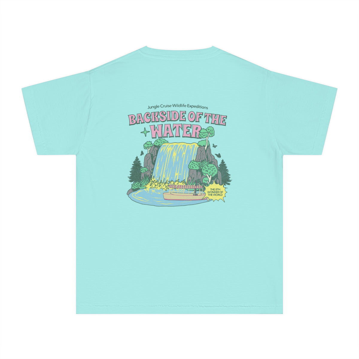 Backside of the Water Comfort Colors Youth Midweight Tee