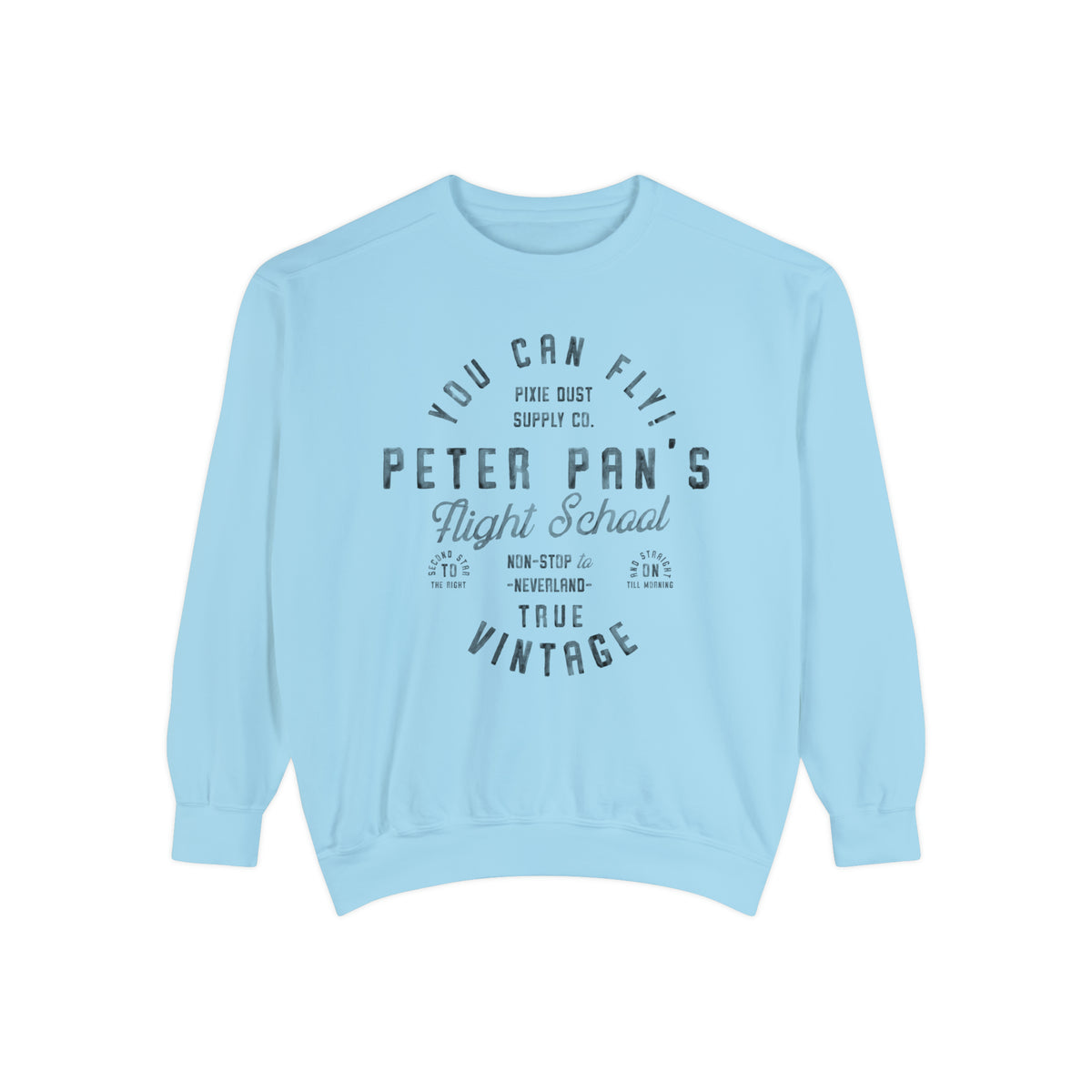 Pan's Flight School Comfort Colors Unisex Garment-Dyed Sweatshirt