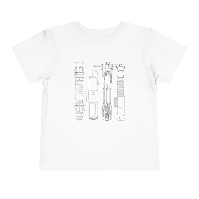 Lightsabers Bella Canvas Toddler Short Sleeve Tee