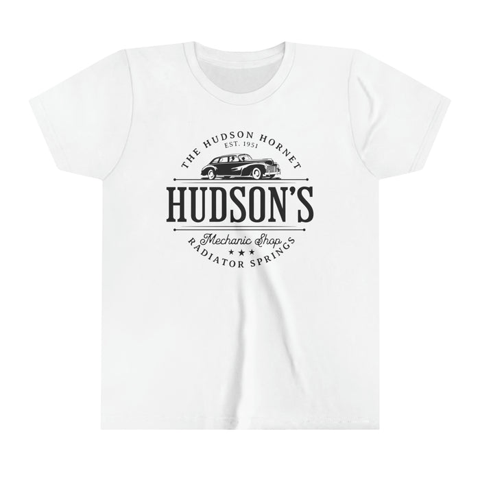 Hudson's Mechanic Shop Bella Canvas Youth Short Sleeve Tee