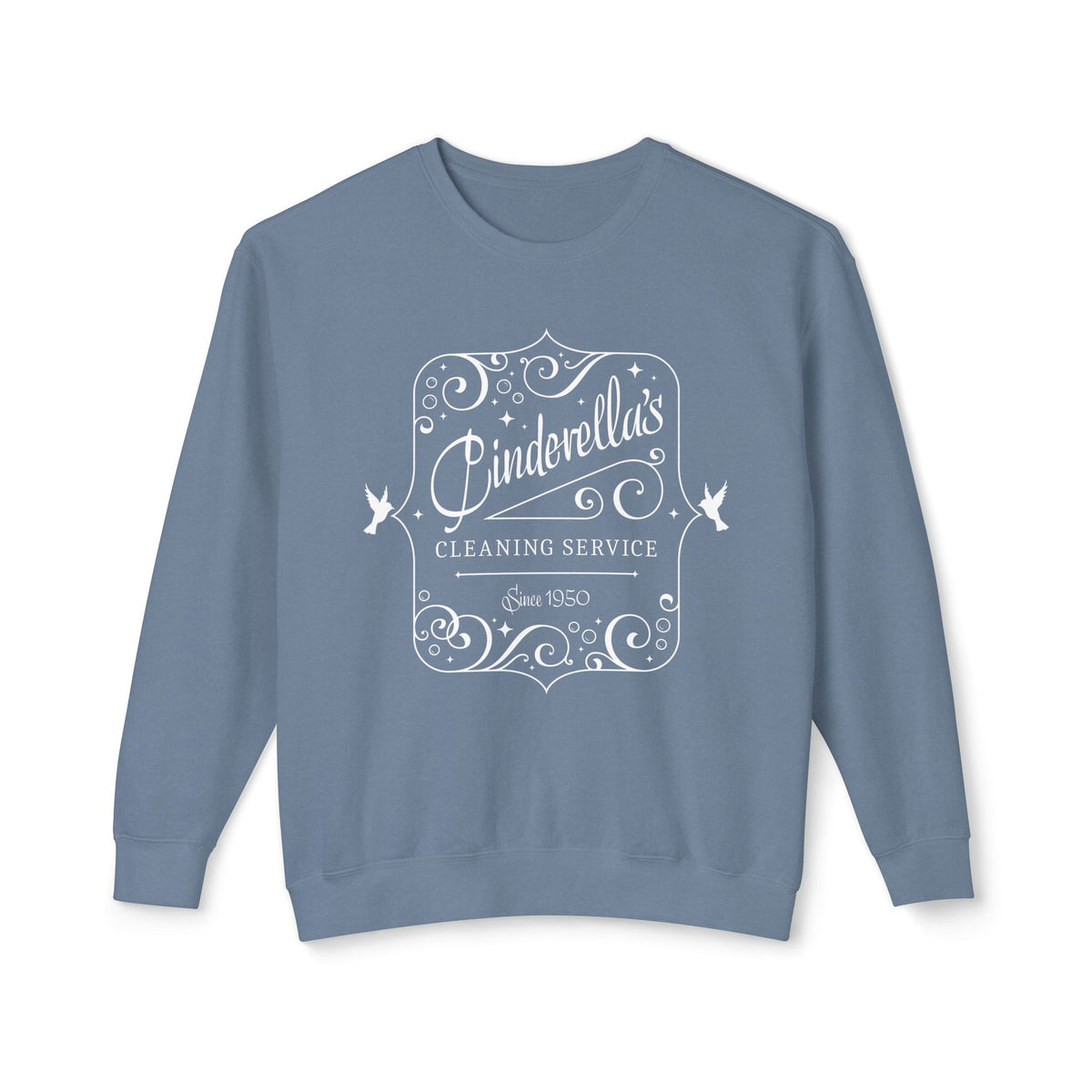 Cinderella's Cleaning Service Unisex Lightweight Comfort Colors Crewneck Sweatshirt