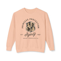 Princess Protection Agency Unisex Lightweight Comfort Colors Crewneck Sweatshirt