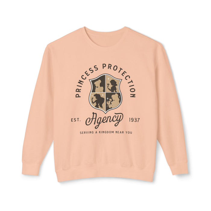 Princess Protection Agency Unisex Lightweight Comfort Colors Crewneck Sweatshirt