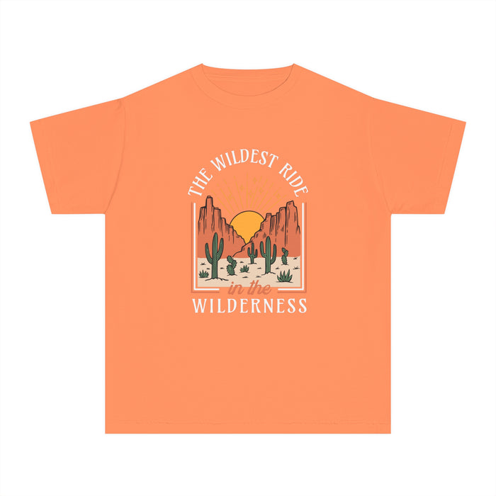 The Wildest Ride In The Wilderness Comfort Colors Youth Midweight Tee