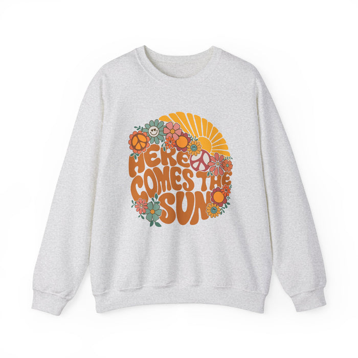 Here Comes The Sun Gildan Unisex Heavy Blend™ Crewneck Sweatshirt