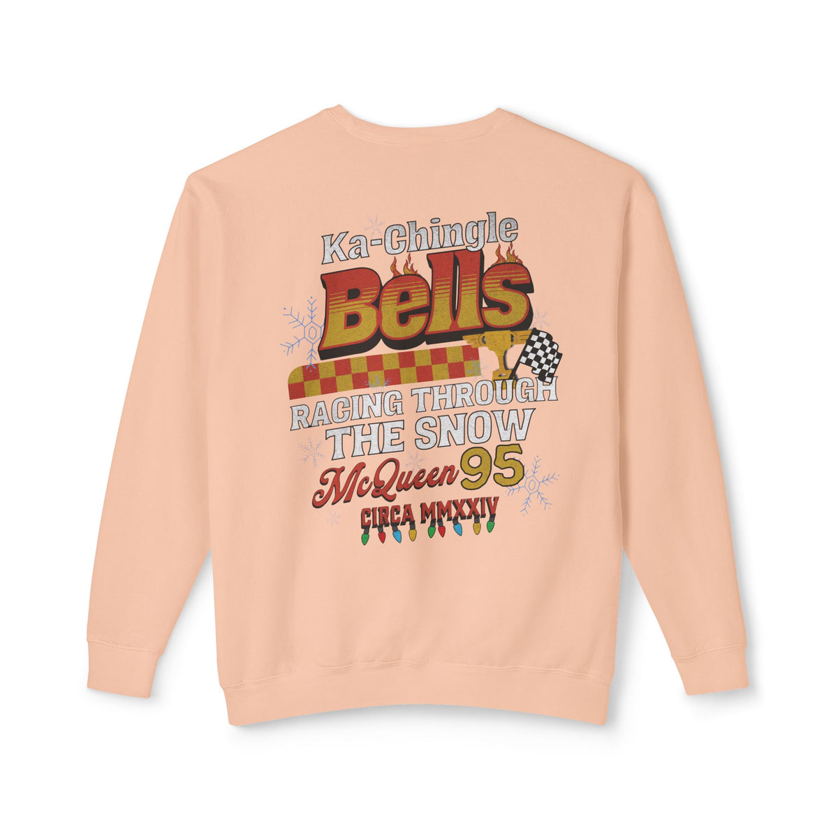 Ka-Chingle Bells Unisex Lightweight Comfort Colors Crewneck Sweatshirt