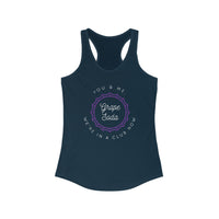 You &  Me We're in a Club Women's Next Level Ideal Racerback Tank