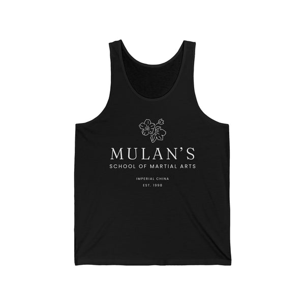 Mulan's School of Martial Arts Bella Canvas Unisex Jersey Tank
