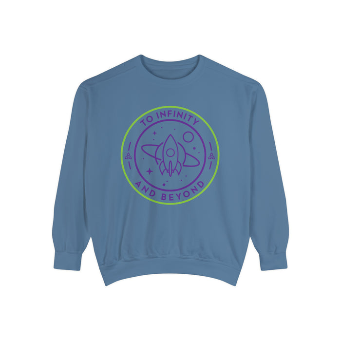 To Infinity And Beyond Comfort Colors Unisex Garment-Dyed Sweatshirt