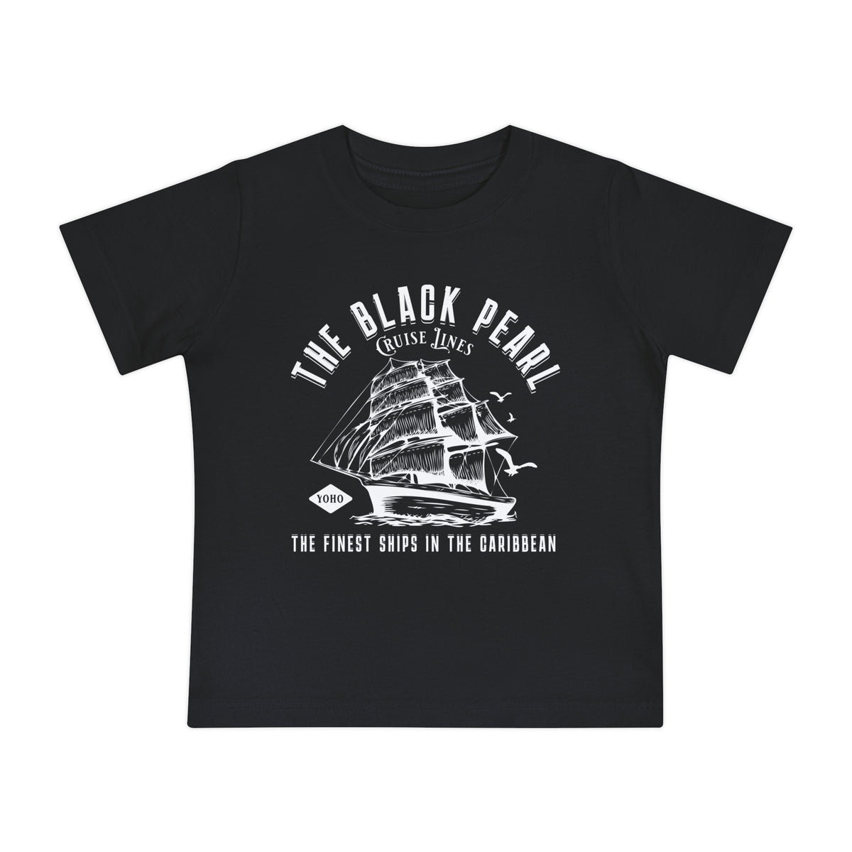 Black Pearl Cruise Lines Bella Canvas Baby Short Sleeve T-Shirt
