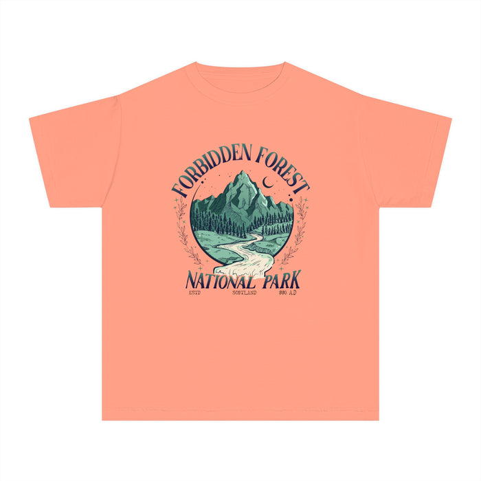 Forbidden Forest National Park Comfort Colors Youth Midweight Tee