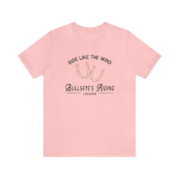 Bullseye's Riding Lessons Bella Canvas Unisex Jersey Short Sleeve Tee