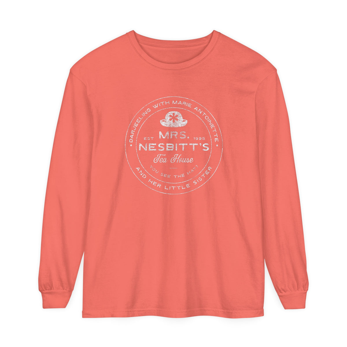 Mrs. Nesbitt's Tea House Comfort Colors Unisex Garment-dyed Long Sleeve T-Shirt