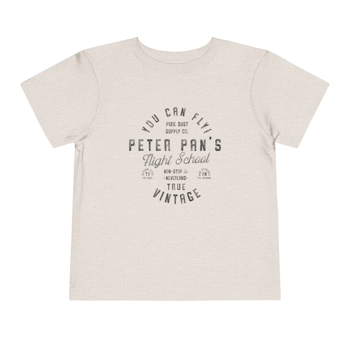 Pan's Flight School Bella Canvas Toddler Short Sleeve Tee