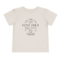 Pan's Flight School Bella Canvas Toddler Short Sleeve Tee