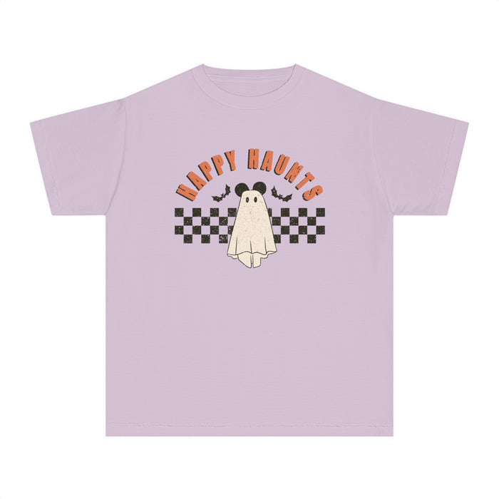 Happy Haunts Comfort Colors Youth Midweight Tee