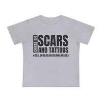 Chicks Dig Scars and Tattoos Bella Canvas Baby Short Sleeve T-Shirt