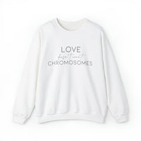 Love Doesn’t Count Chromosomes Gildan Unisex Heavy Blend™ Crewneck Sweatshirt