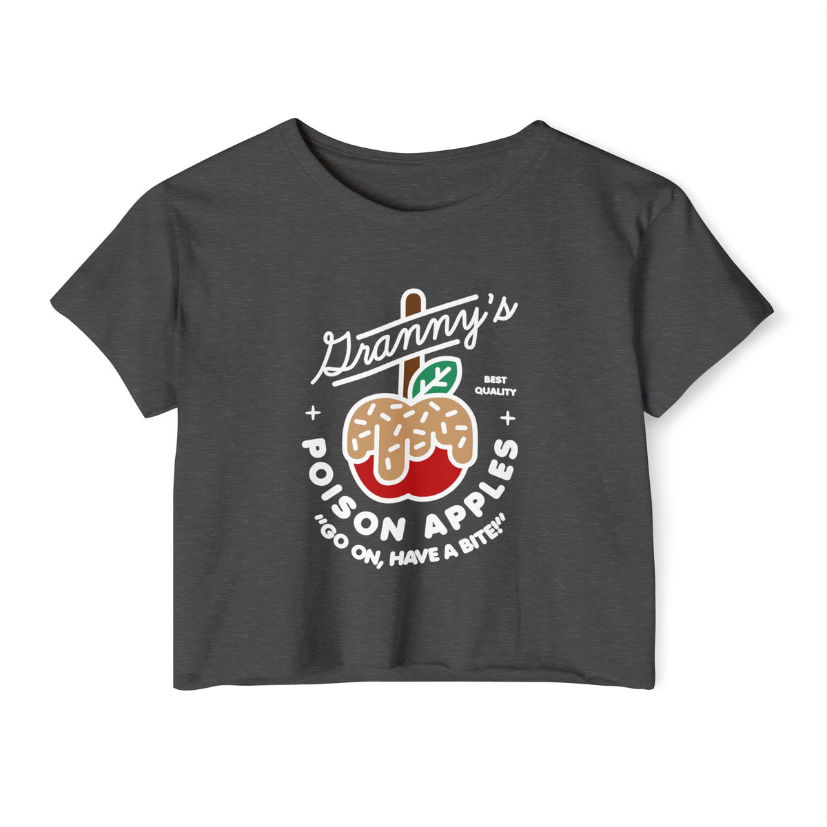 Granny's Poison Apples Women's Festival Crop Top