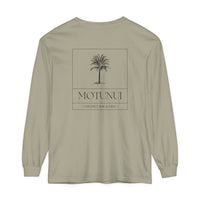 Motunui Coconut Bar and Grill Comfort Colors Unisex Garment-dyed Long Sleeve T-Shirt