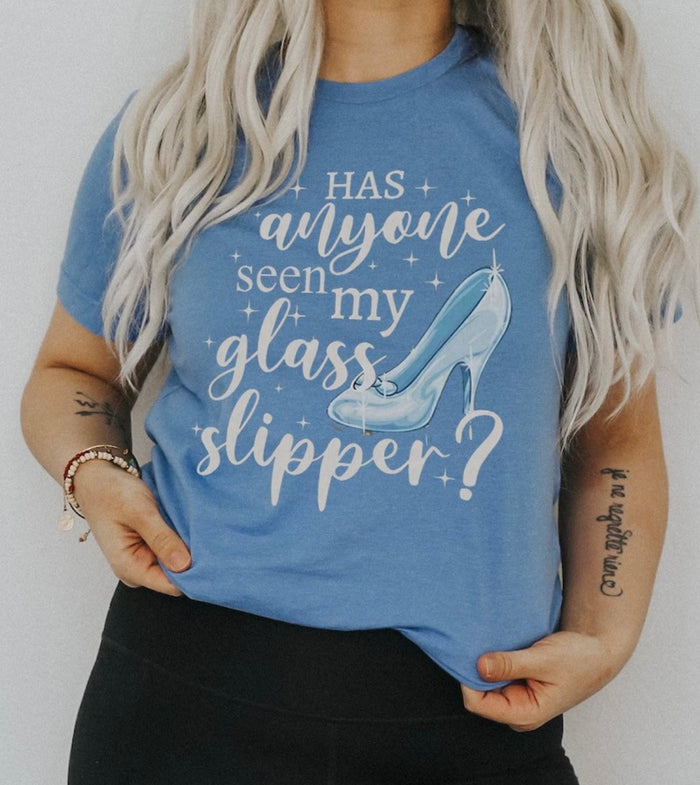 Has Anyone Seen My Glass Slipper Bella Canvas Unisex Jersey Short Sleeve Tee