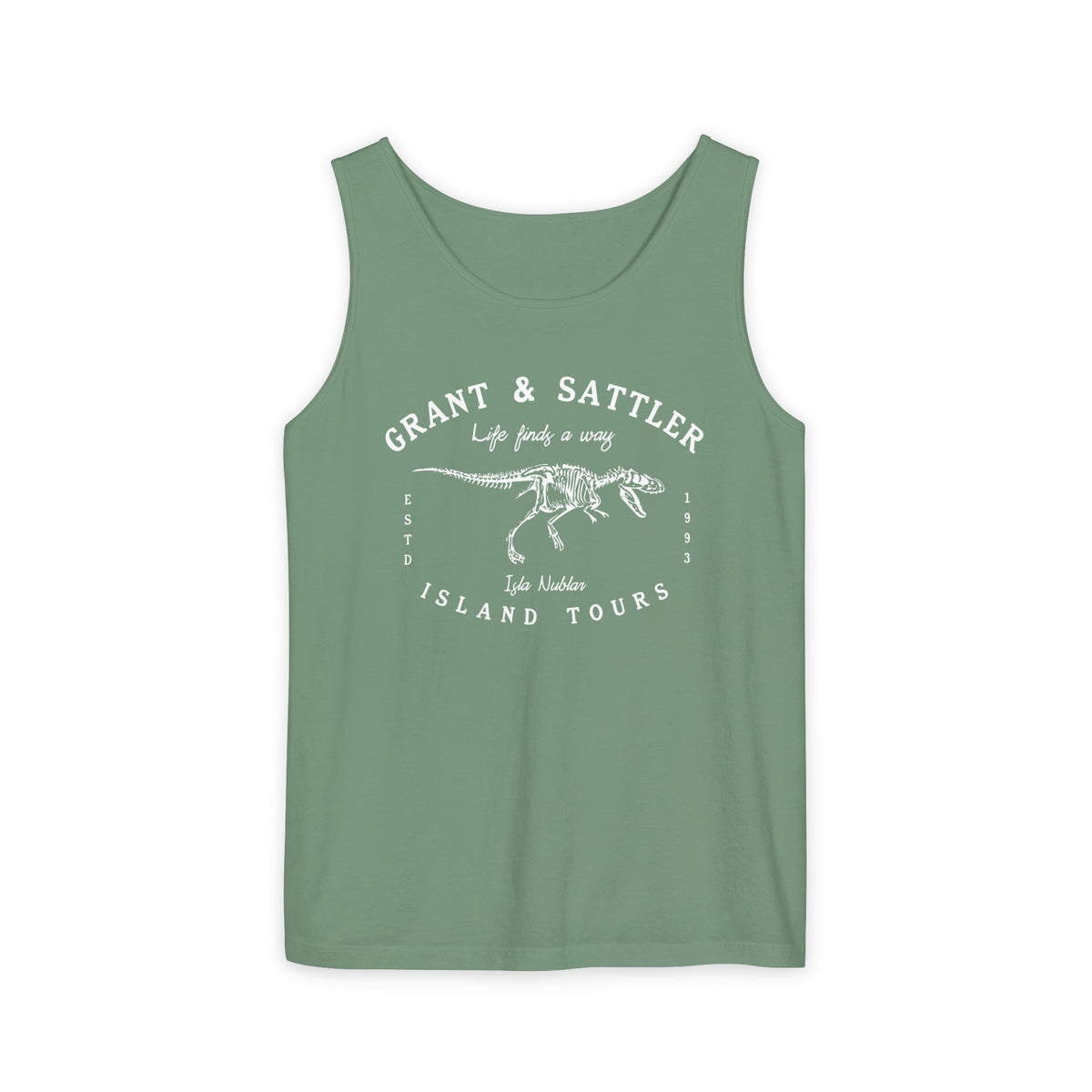 Grant & Sattler Island Tours Unisex Comfort Colors Garment-Dyed Tank Top