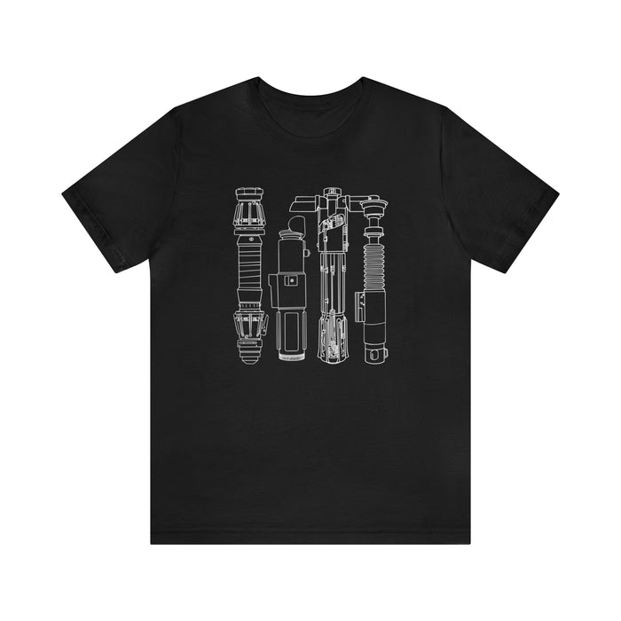 Lightsabers Bella Canvas Unisex Jersey Short Sleeve Tee