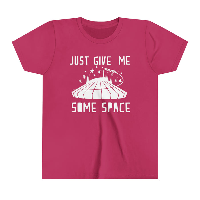 Just Give Me Some Space Bella Canvas Youth Short Sleeve Tee