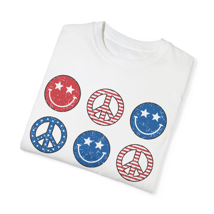 Patriotic Smiles Comfort Colors Unisex Garment-Dyed T-shirt