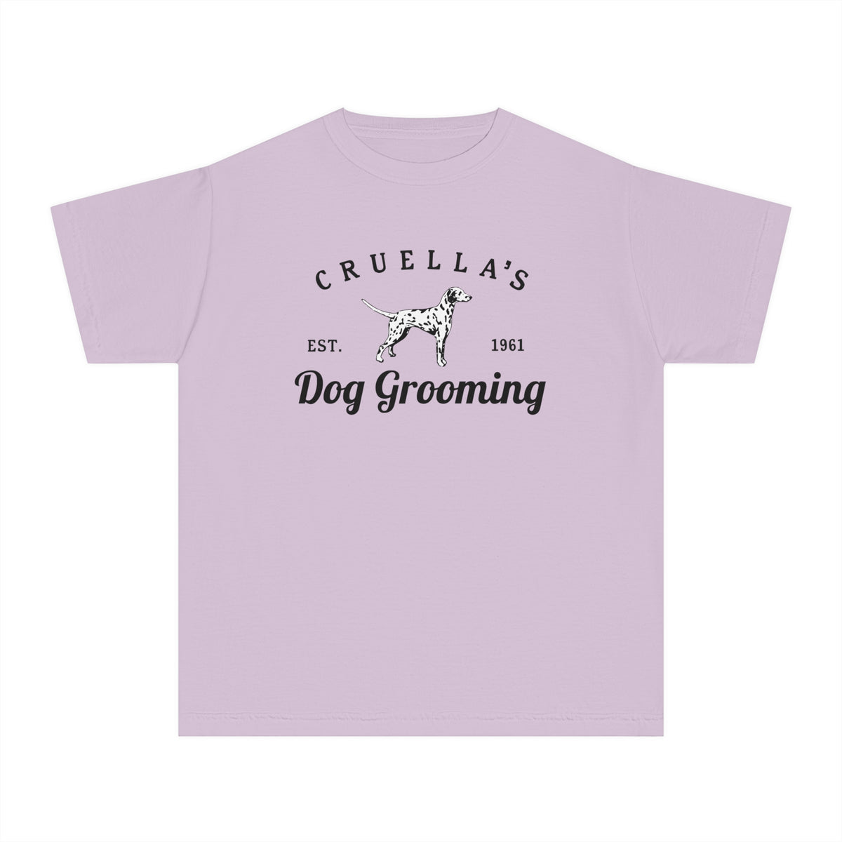 Cruella’s Dog Grooming Comfort Colors Youth Midweight Tee