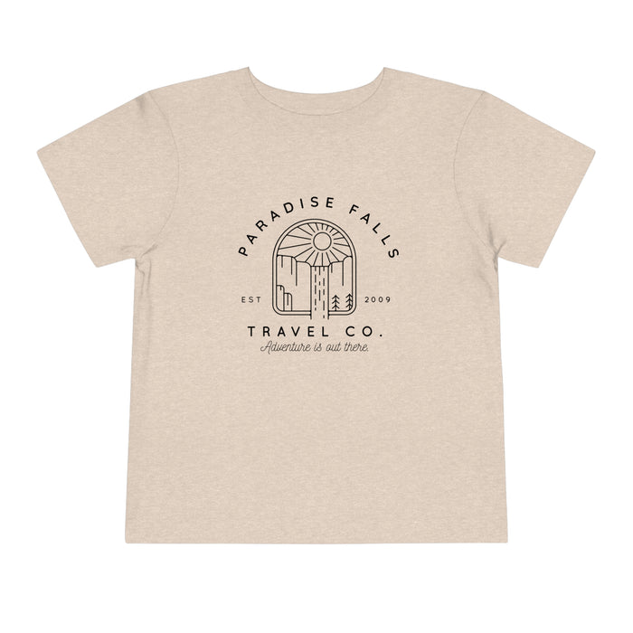 Paradise Falls Vacation Co. Bella Canvas Toddler Short Sleeve Tee