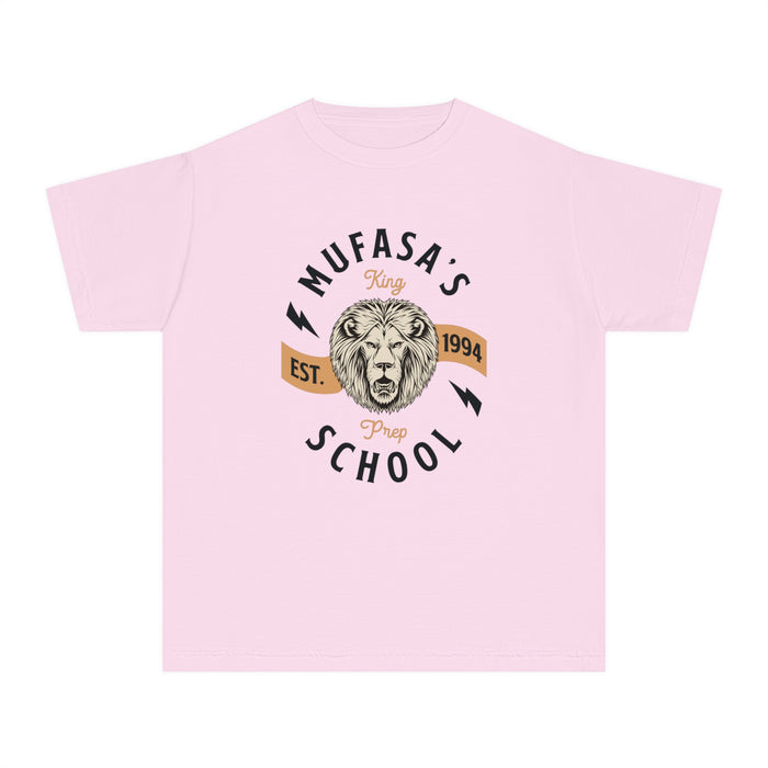 Mufasa's Prep School Comfort Colors Youth Midweight Tee