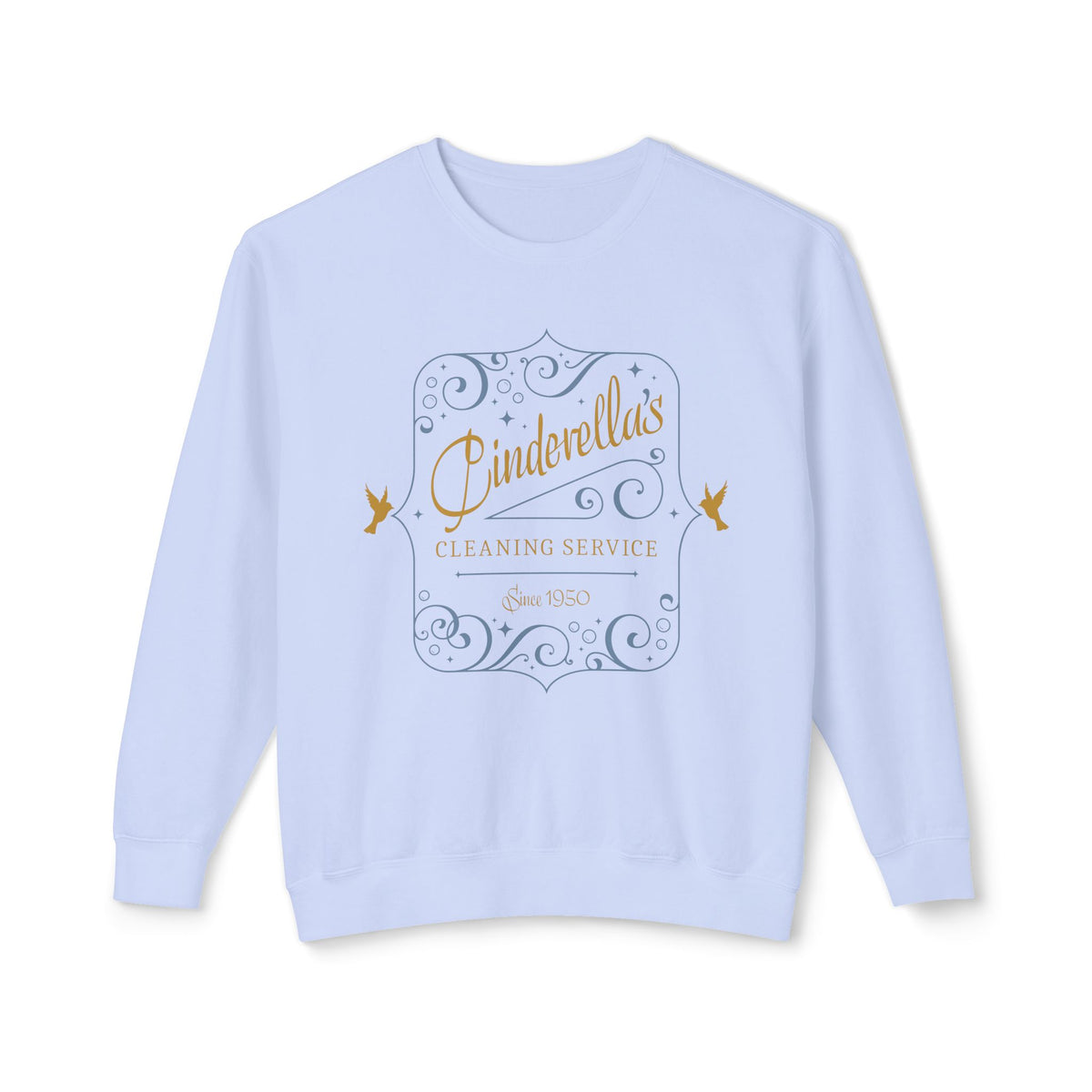 Cinderella's Cleaning Service Unisex Lightweight Comfort Colors Crewneck Sweatshirt