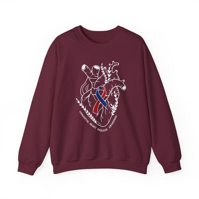 Congenital Heart Disease Awareness Gildan Unisex Heavy Blend™ Crewneck Sweatshirt