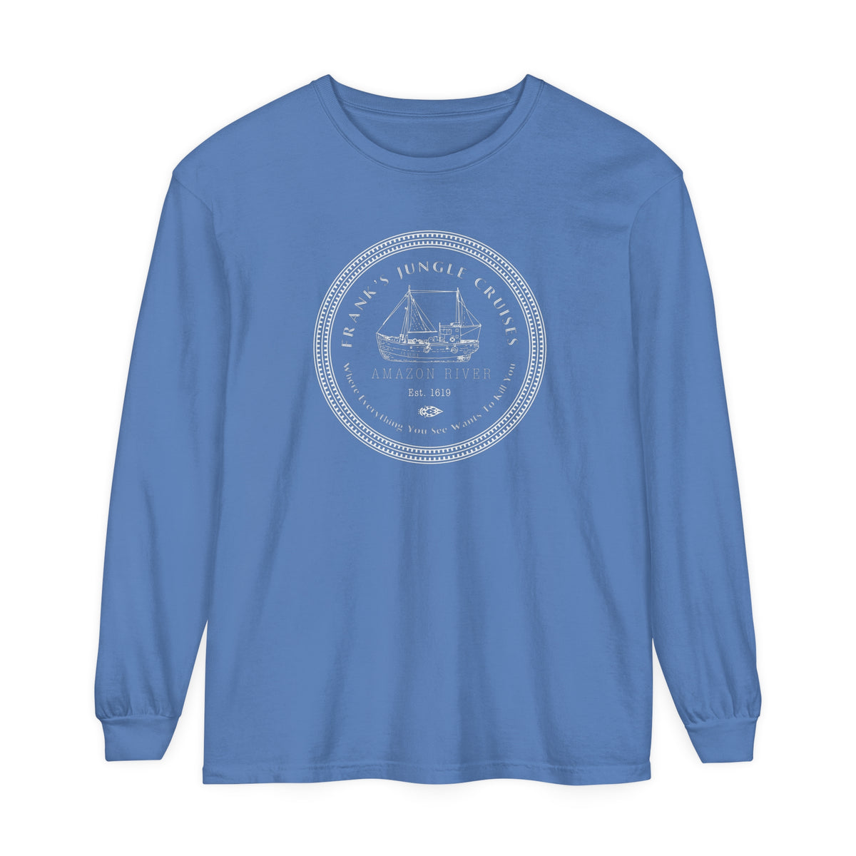 Frank's Jungle Cruise Comfort Colors Unisex Garment-dyed Long Sleeve T-Shirt
