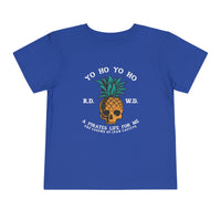 Yo Ho Pirates Life For Me Bella Canvas Toddler Short Sleeve Tee