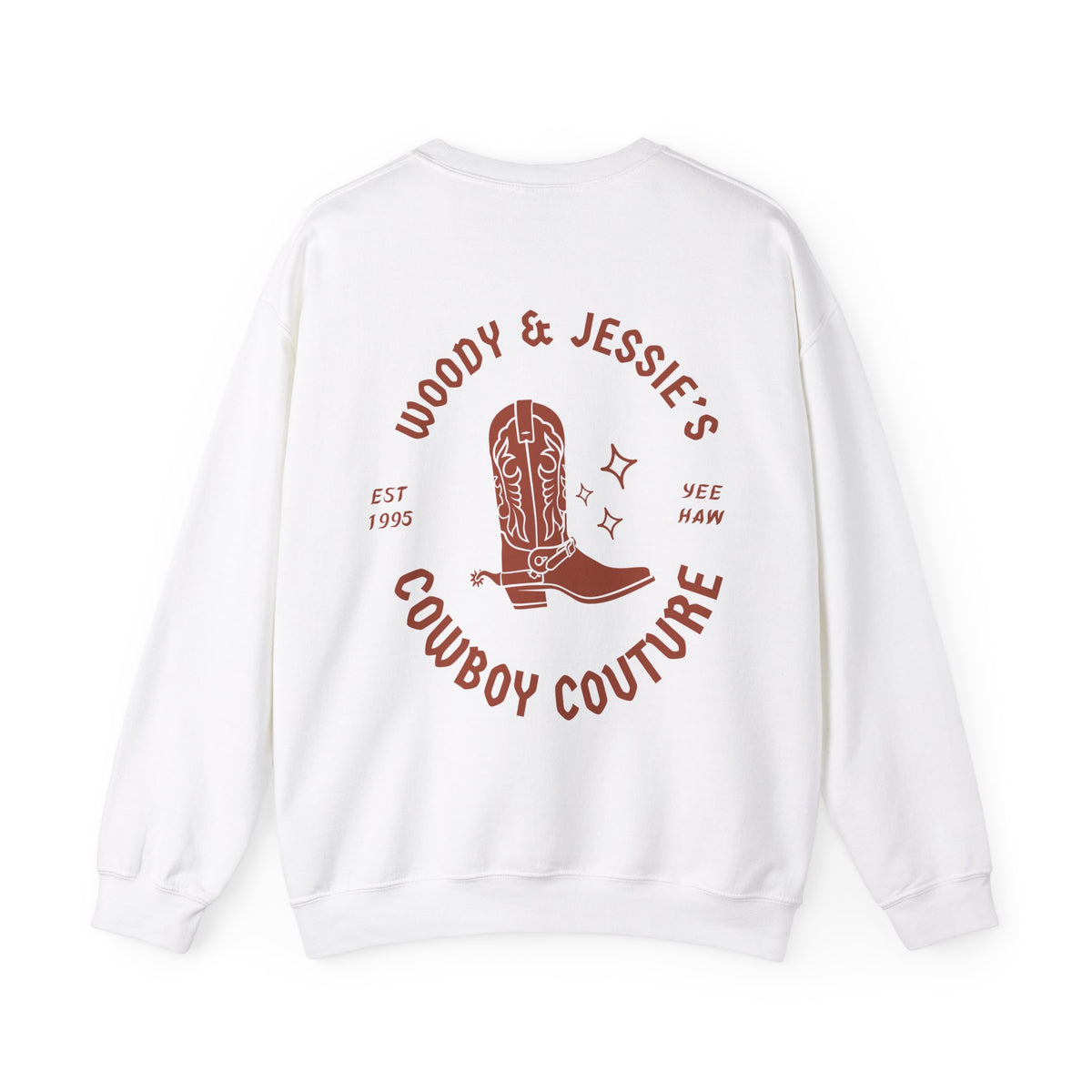 Woody & Jessie's Cowboy Couture Gildan Unisex Heavy Blend™ Crewneck Sweatshirt