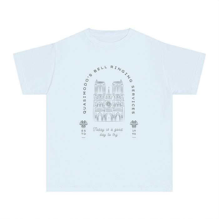 Quasimodo's Bell Ringing Services Comfort Colors Youth Midweight Tee