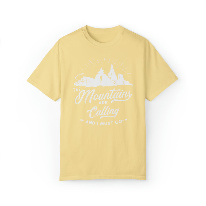 The Mountains Are Calling Comfort Colors Unisex Garment-Dyed T-shirt