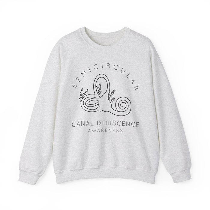 Semicircular Canal Dehiscence Awareness Gildan Unisex Heavy Blend™ Crewneck Sweatshirt