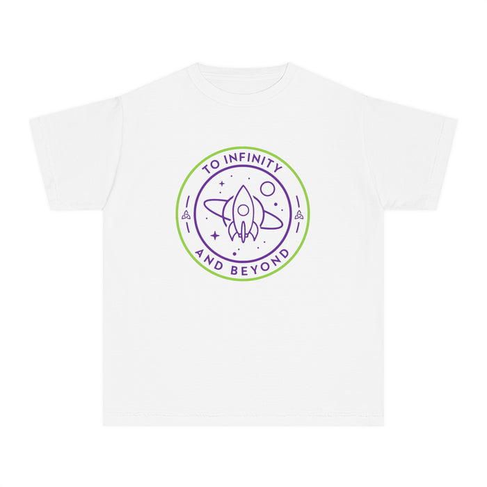 To Infinity And Beyond Comfort Colors Youth Midweight Tee