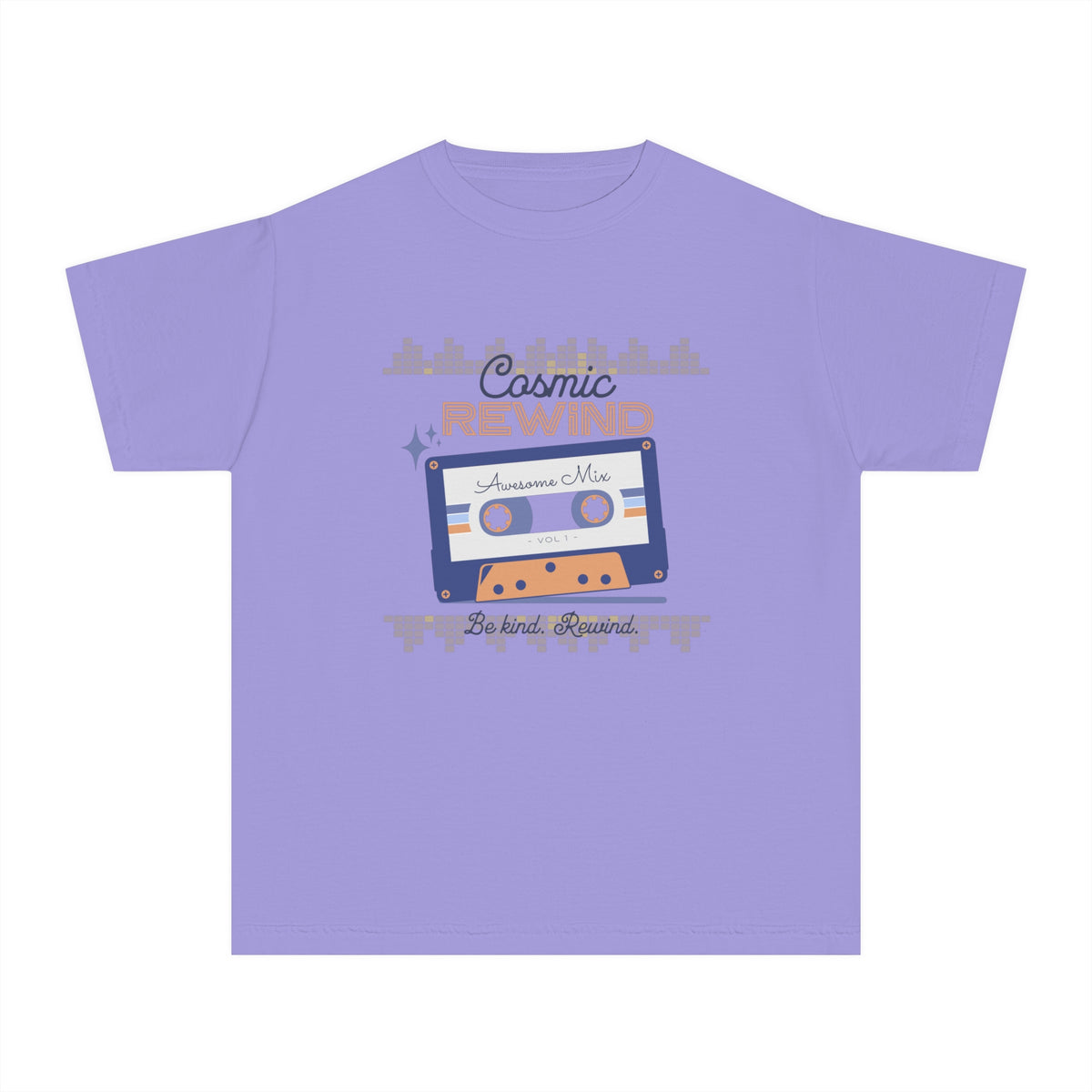 Cosmic Rewind Comfort Colors Youth Midweight Tee